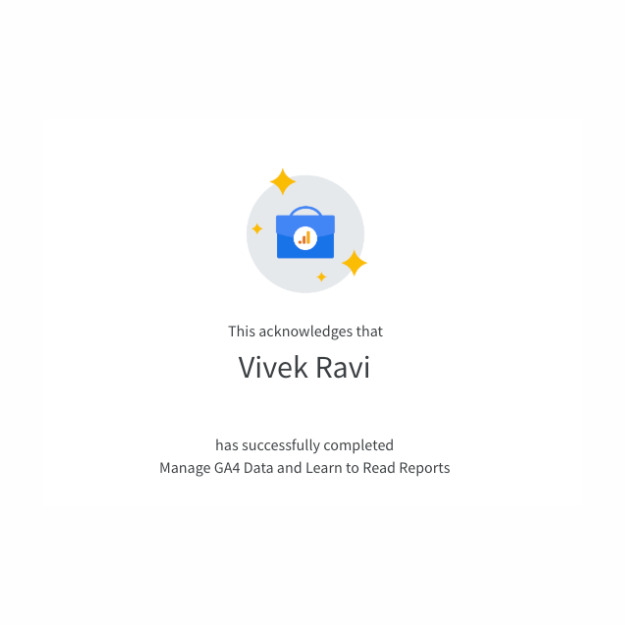 GA-4 Certification GA-4 Certification